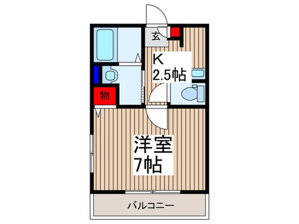 Fortezza所沢の物件間取画像